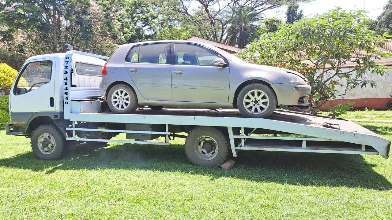 Professional flatbed towing service in Nairobi - Jabez Rescue vehicle recovery